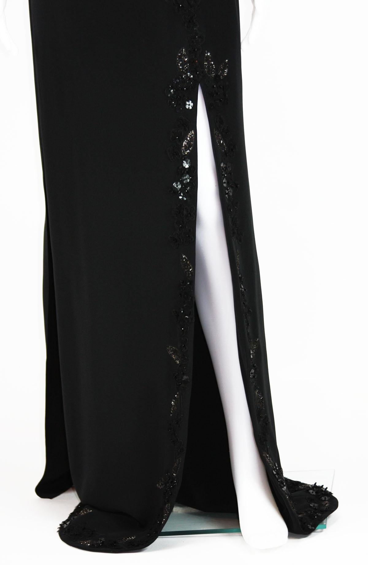 New $7500 L'WREN SCOTT S/S 2010 Represent Her *MADAME DU BARRY* Black Dress Gown 2