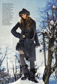 New A/W 2006 ALEXANDER McQUEEN The Widows of Culloden Knit Cardigan Coat