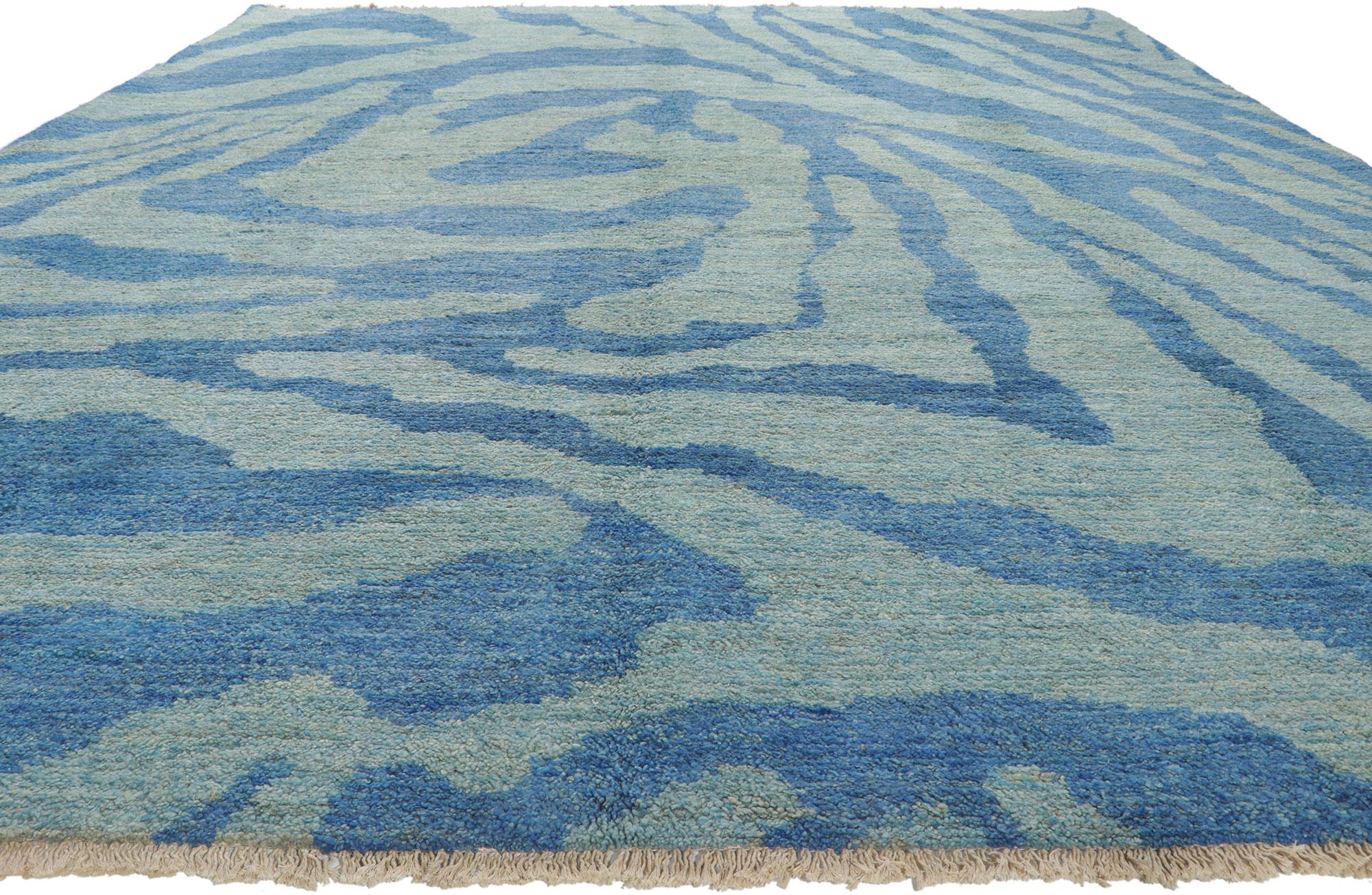 Neuer abstrakter marokkanischer Teppich (Expressionismus) im Angebot