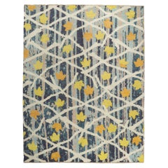 Nouveau tapis abstrait marocain de zone