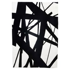 New Abstraction 1A Limited Edition Rug by James Welling, Hand-Knotted Wool/Silk