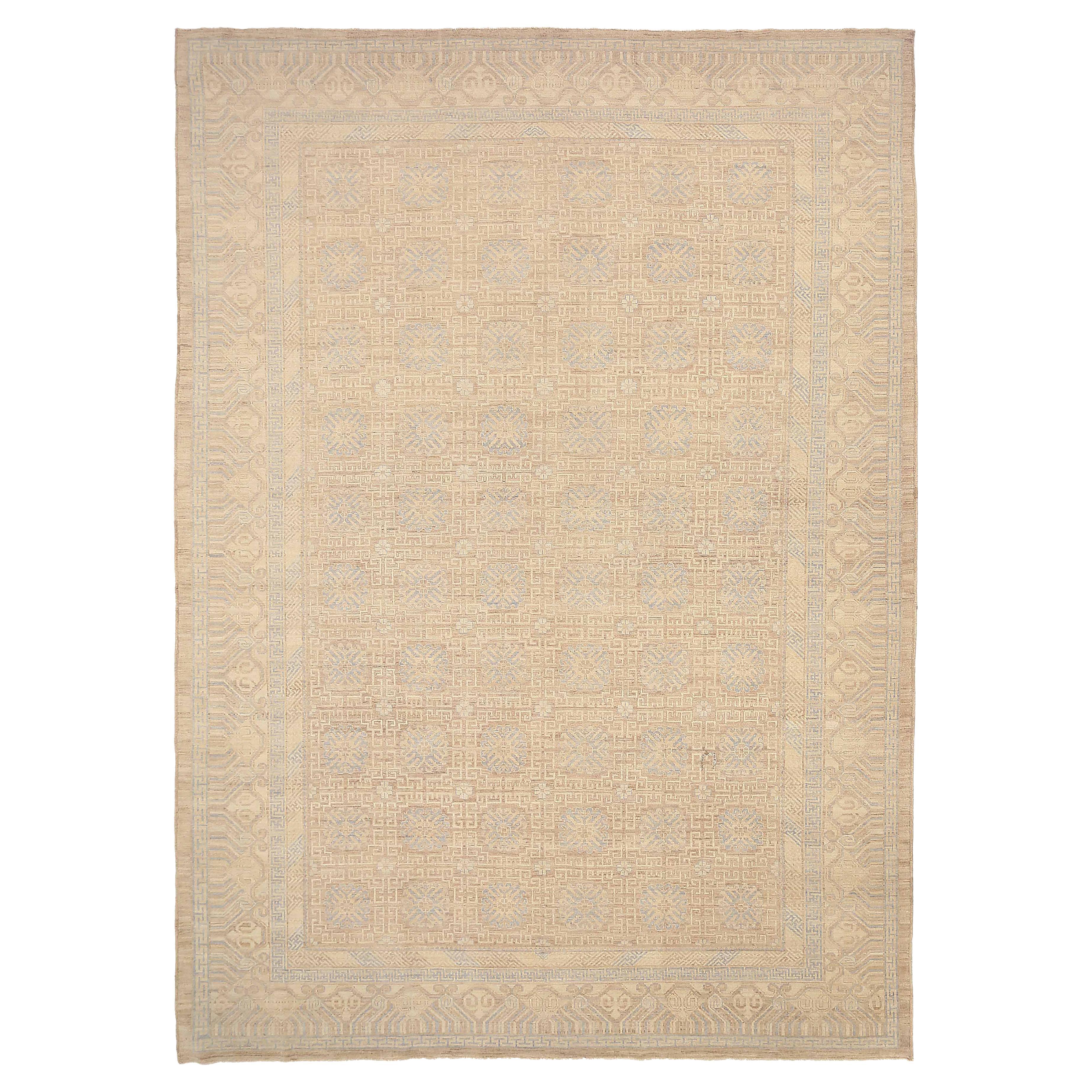 Nouveau tapis afghan de conception Khotan