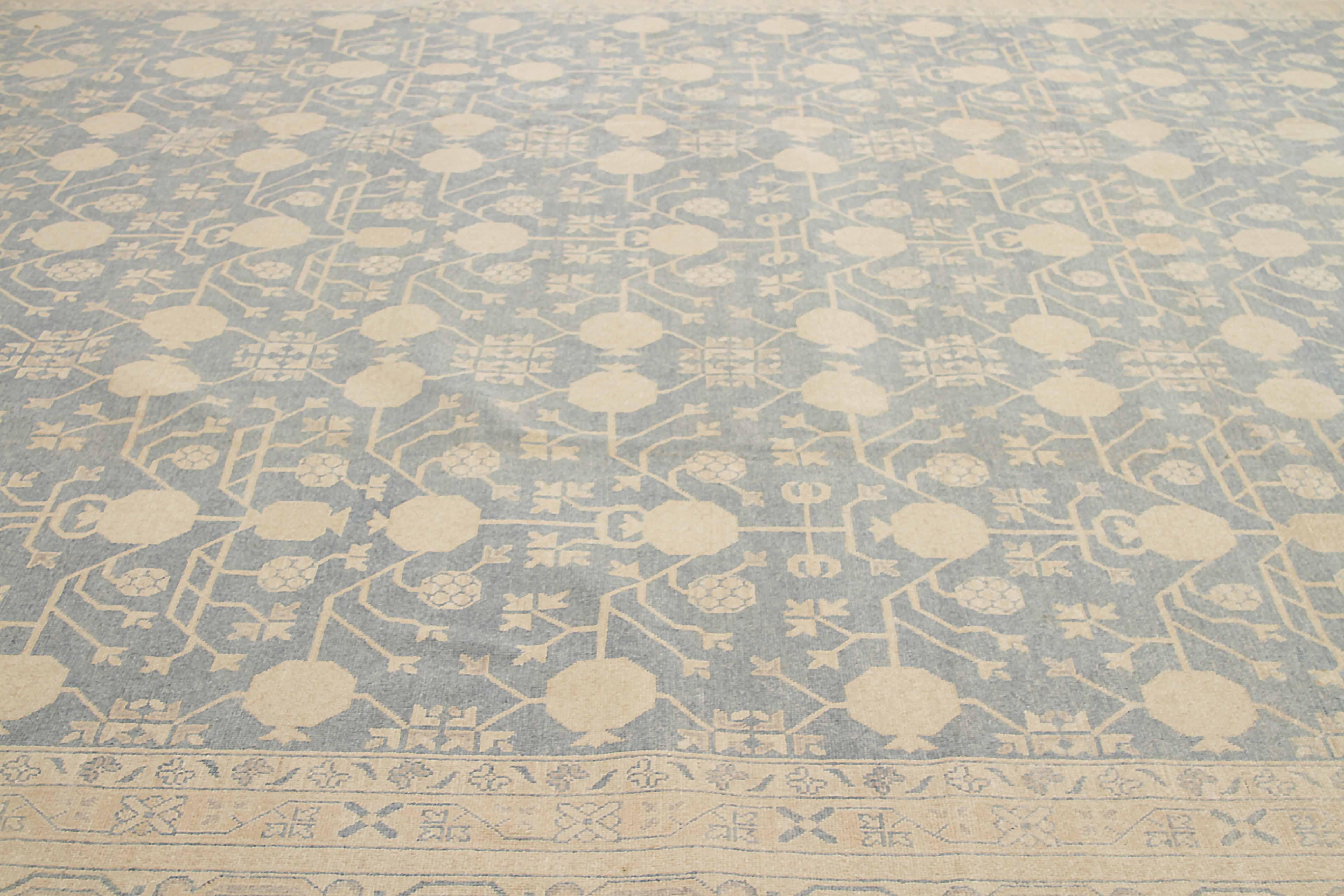 New Afghan Area Rug Khotan Design In New Condition For Sale In Dallas, TX