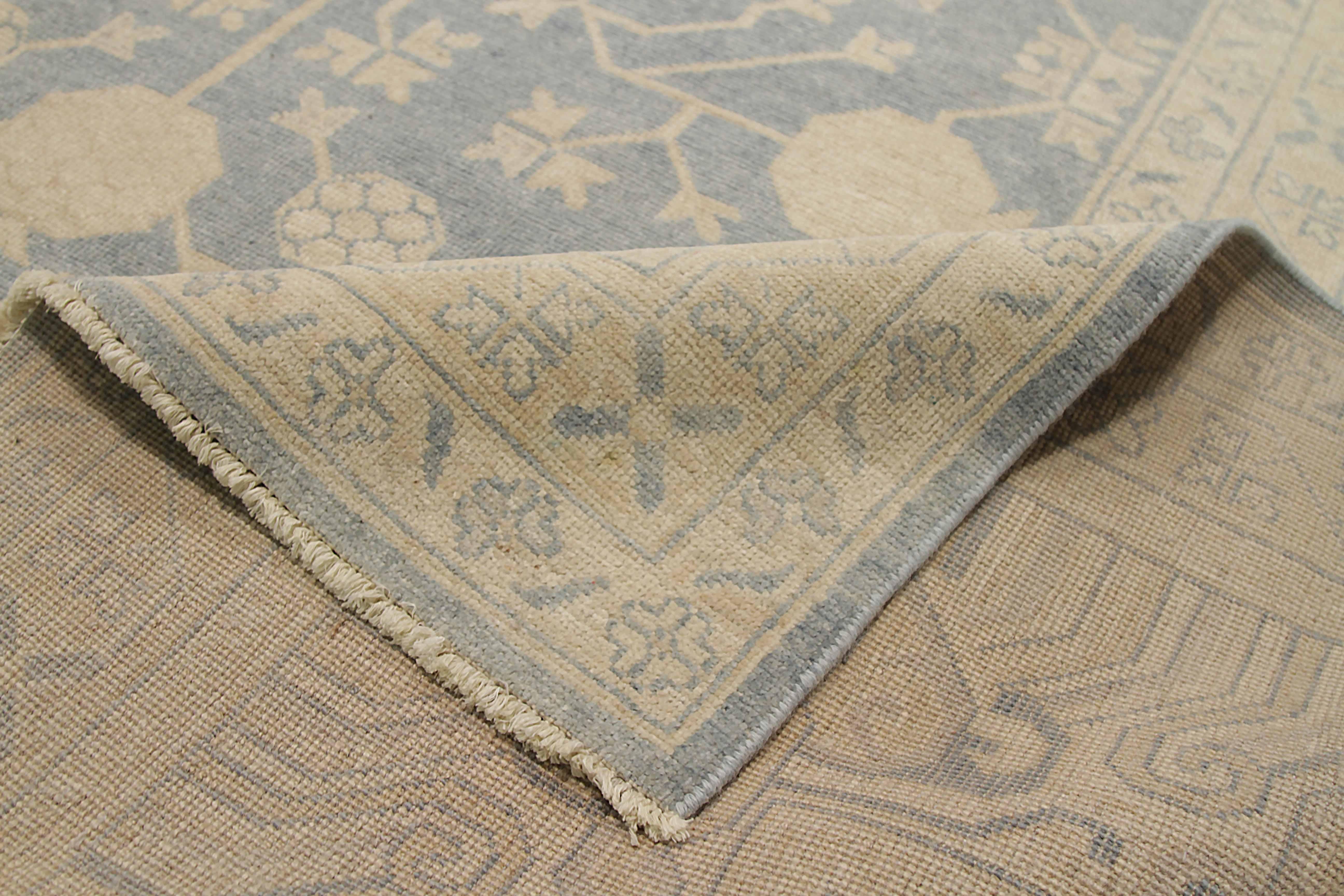 Afghanischer Teppich im Khotan-Design (Wolle) im Angebot