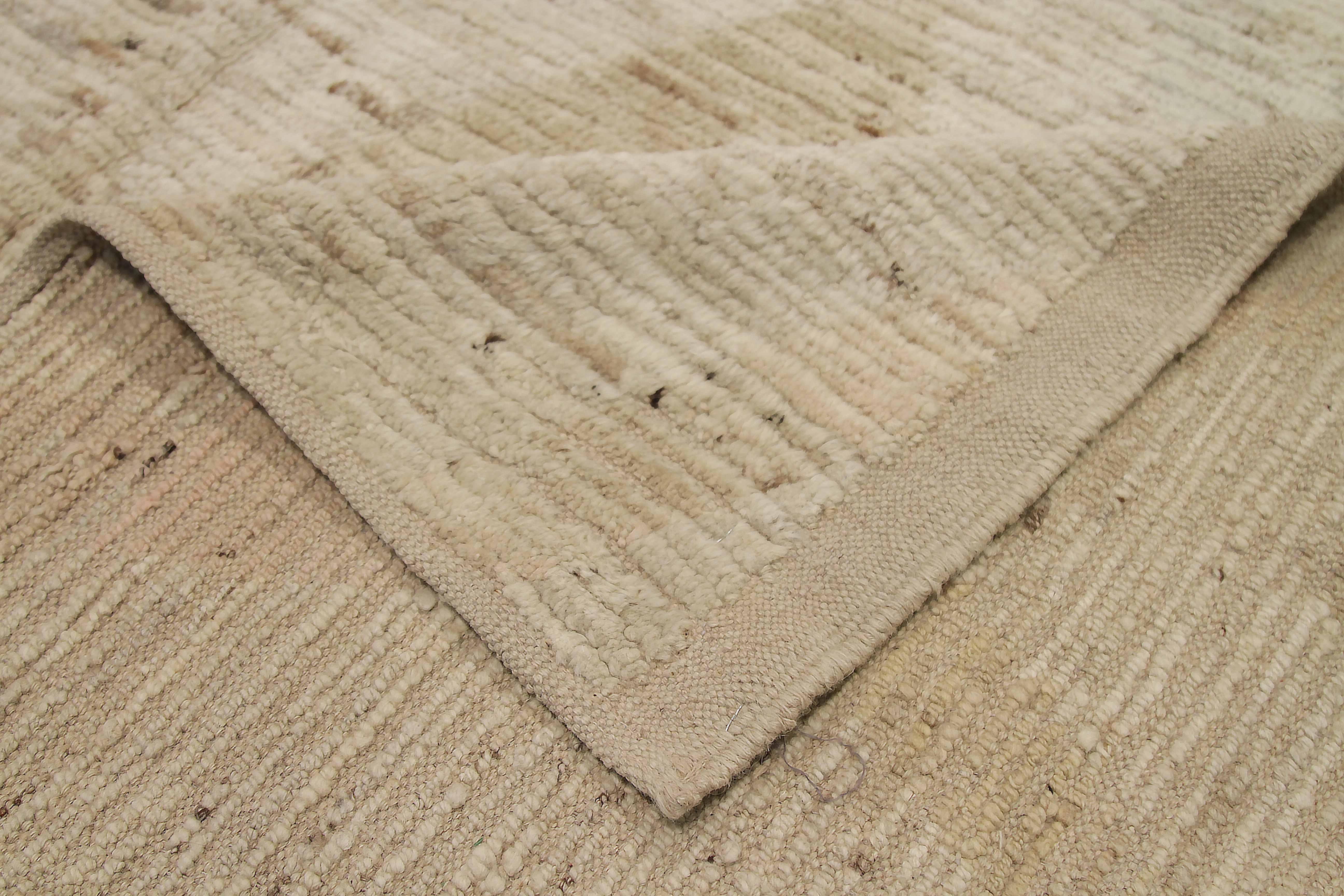 Contemporary New Afghan Area Rug Moroccan Design For Sale