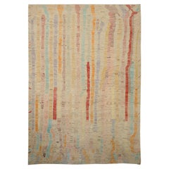 New Afghan Area Rug Moroccan Design