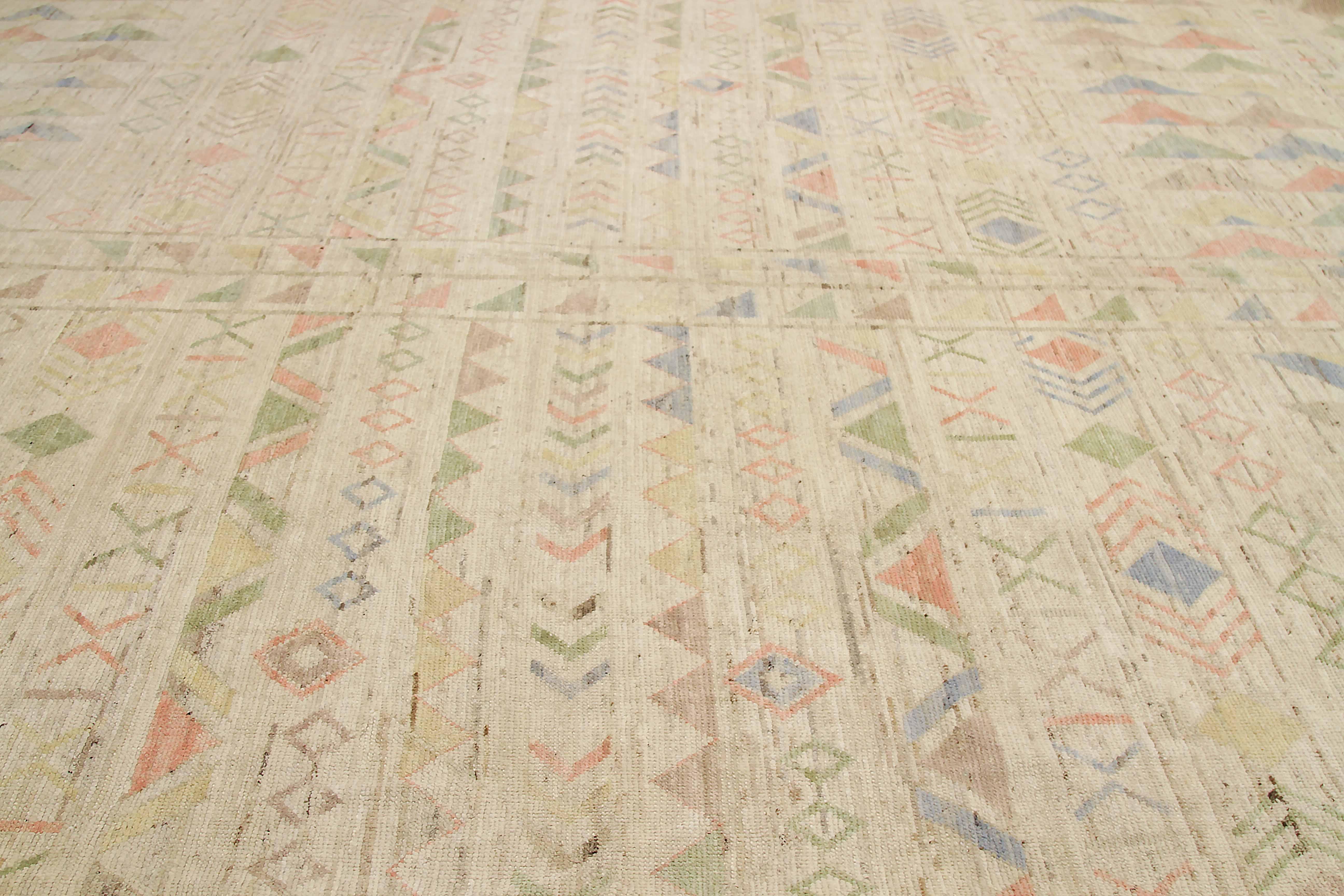 Marokkanischer afghanischer Teppich im marokkanischen Design (Afghanisch) im Angebot