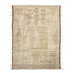 New Afghan Area Rug Moroccan Design