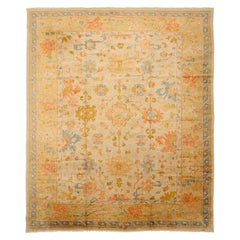 Afghanischer Teppich im Oushak-Design