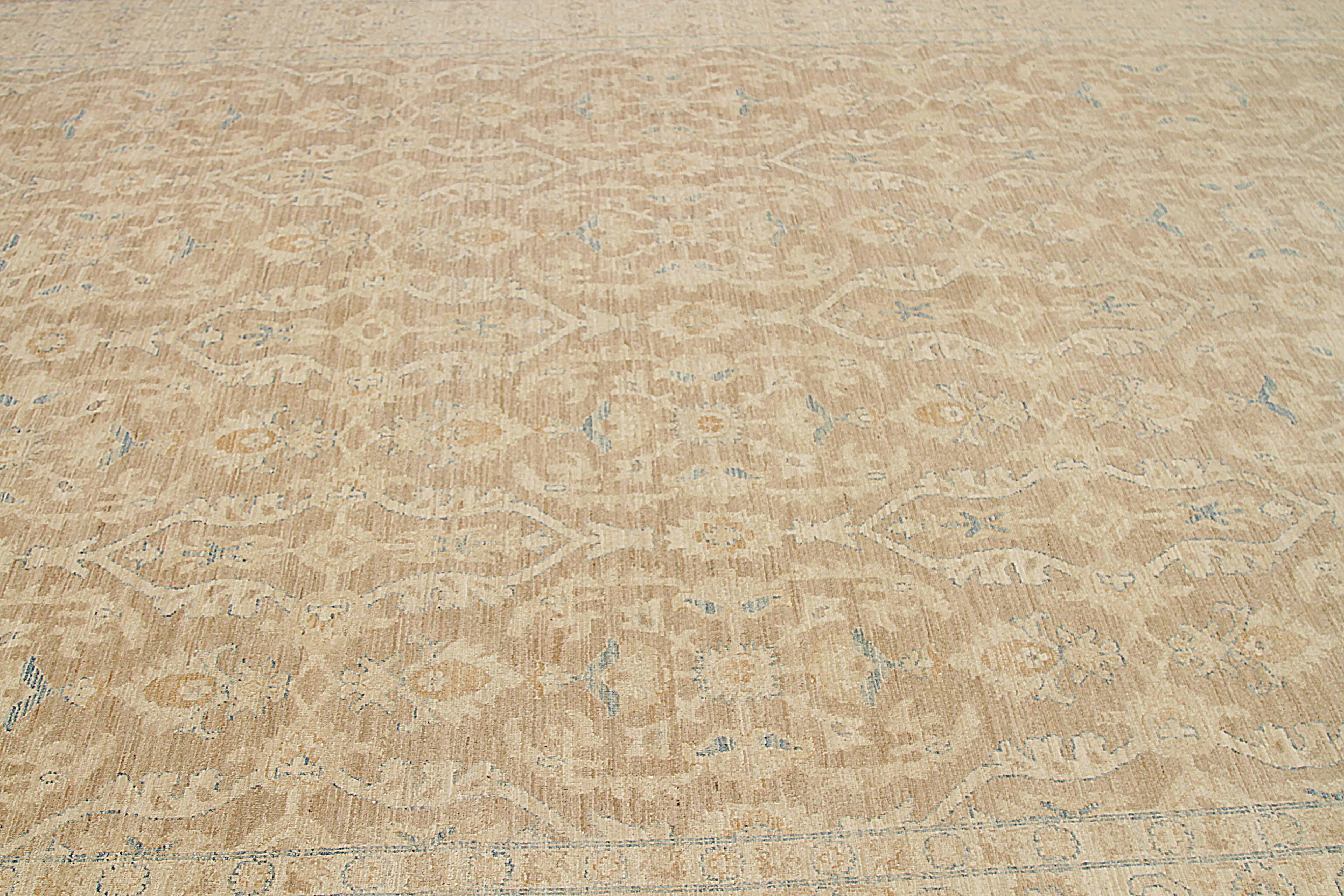 New Afghan Area Rug Tabriz Design In New Condition For Sale In Dallas, TX