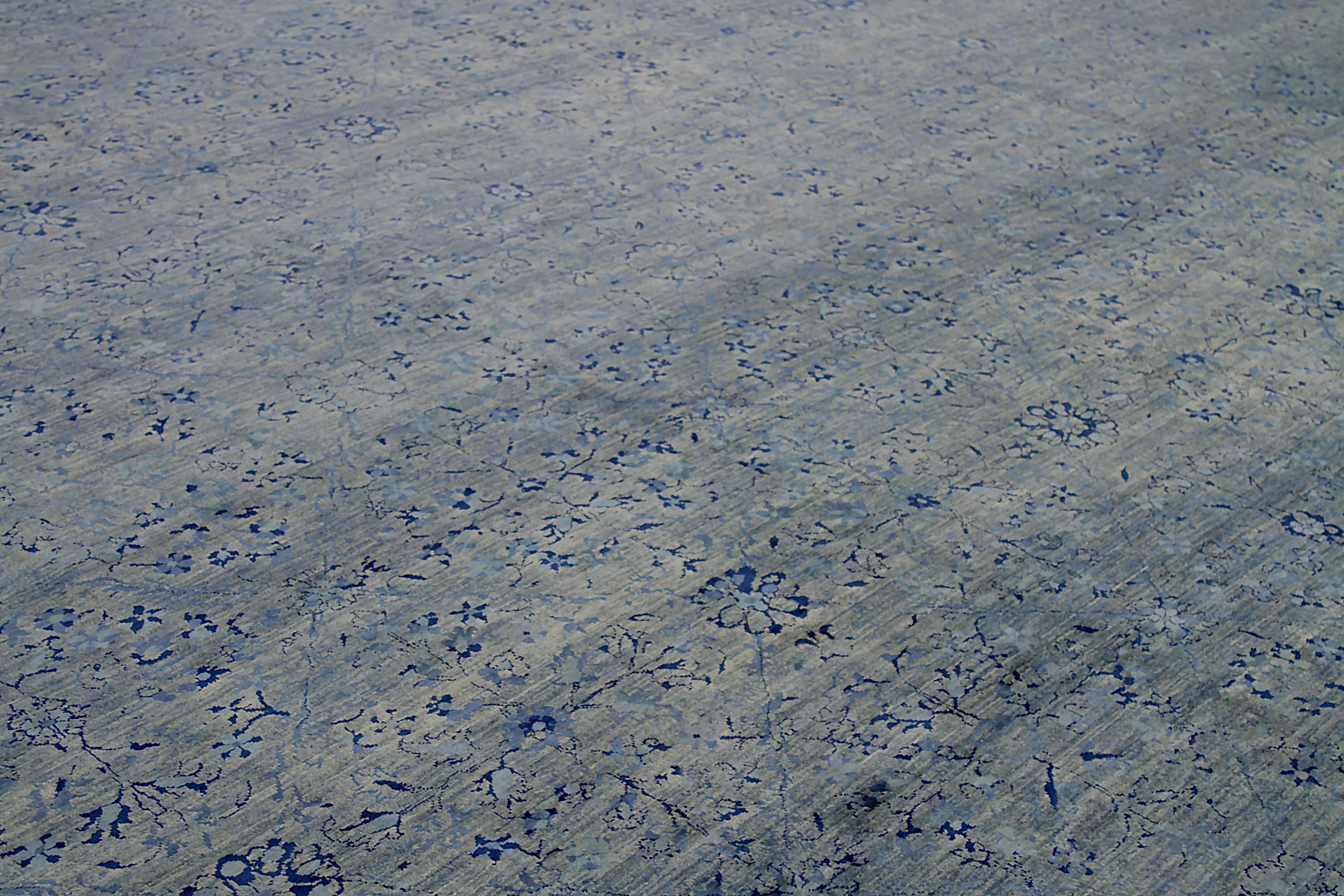 Afghan Tapis neuf de la région afghane design transitionnel en vente