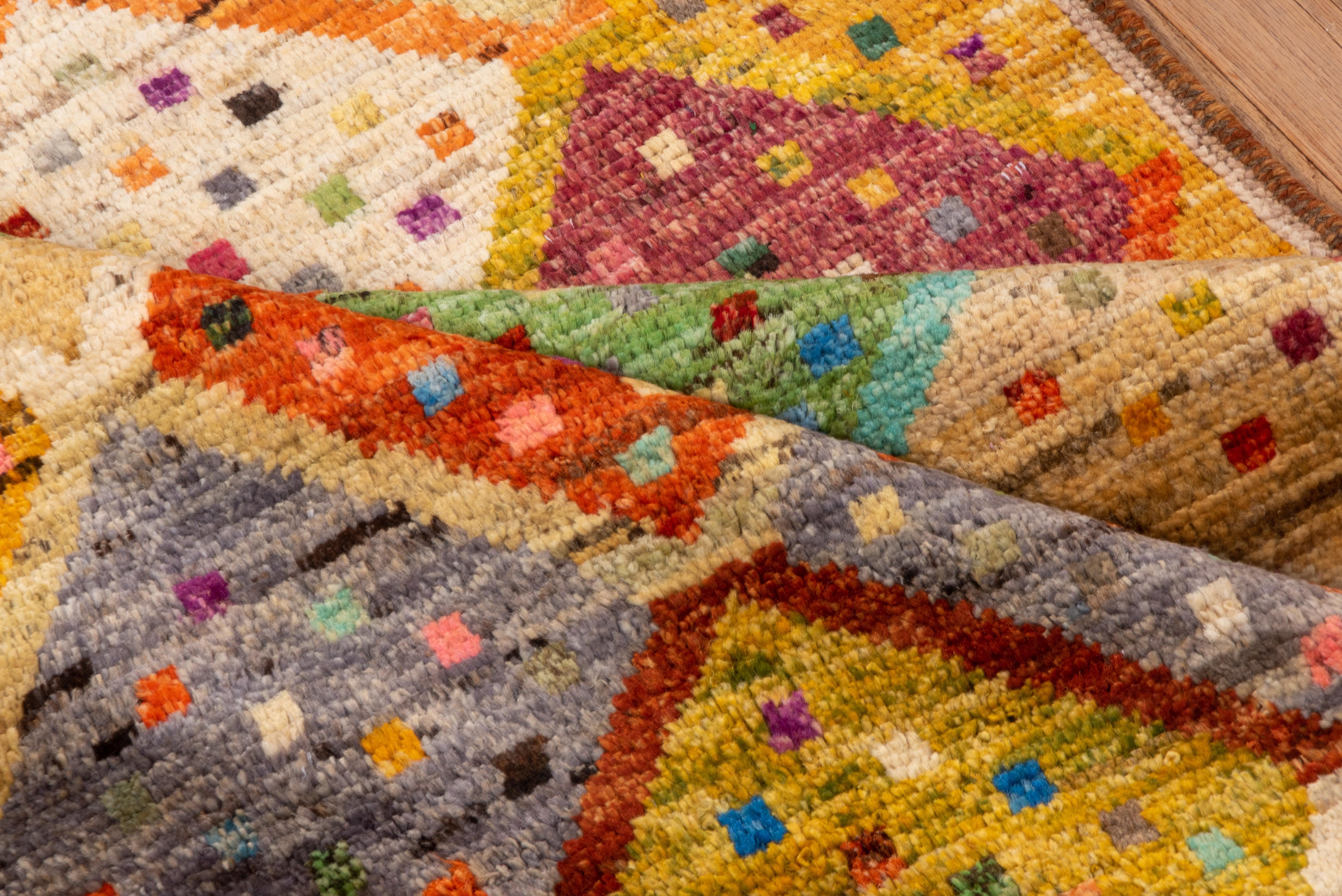 Contemporary New Afghan Gabbeh Rug