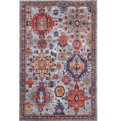 &New afghan Karajeh Tribal handgeknüpfter Wollteppich, 4' x 6'1"