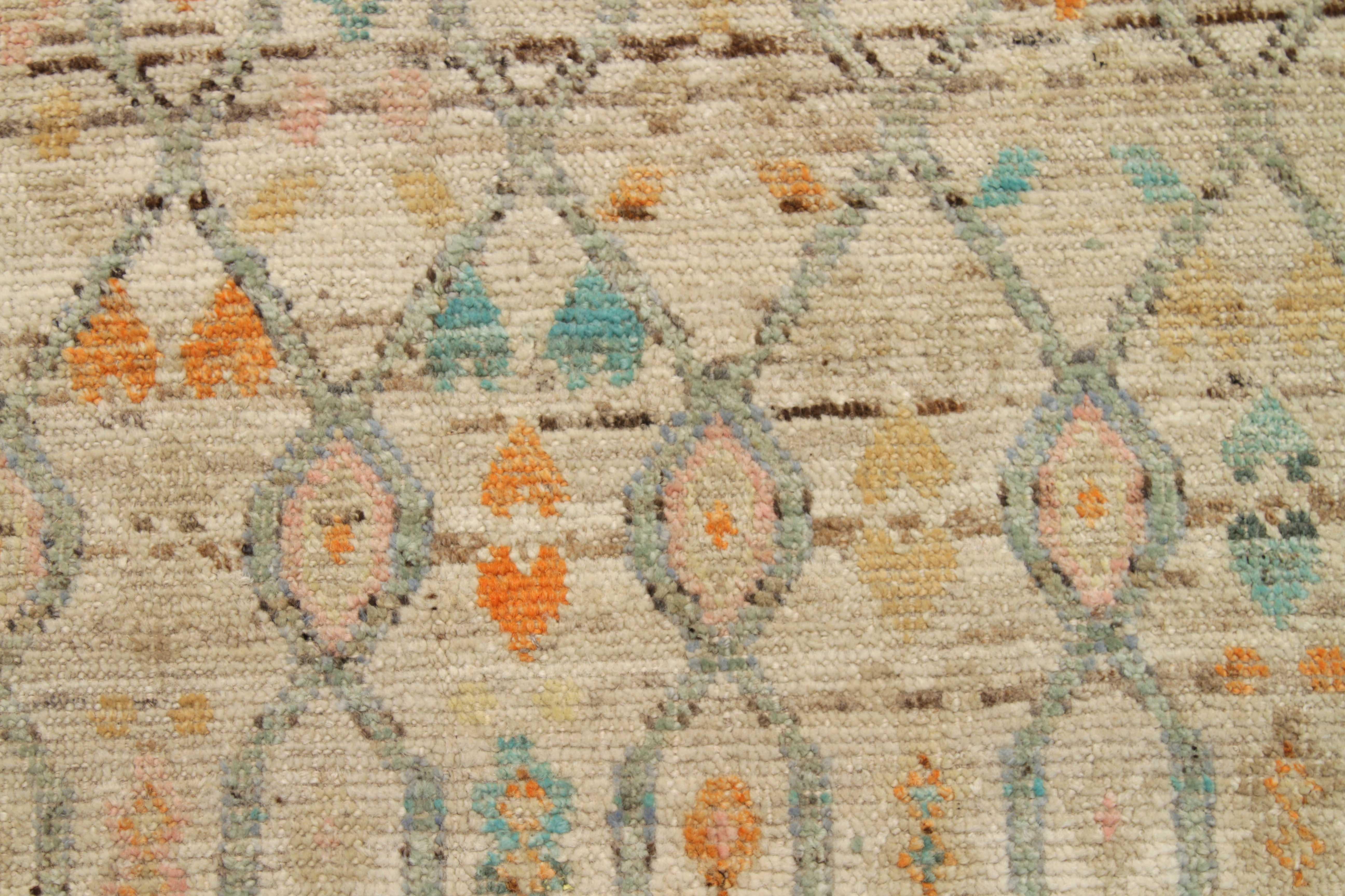 New Afghan Runner Rug Moroccan Design In New Condition In Dallas, TX