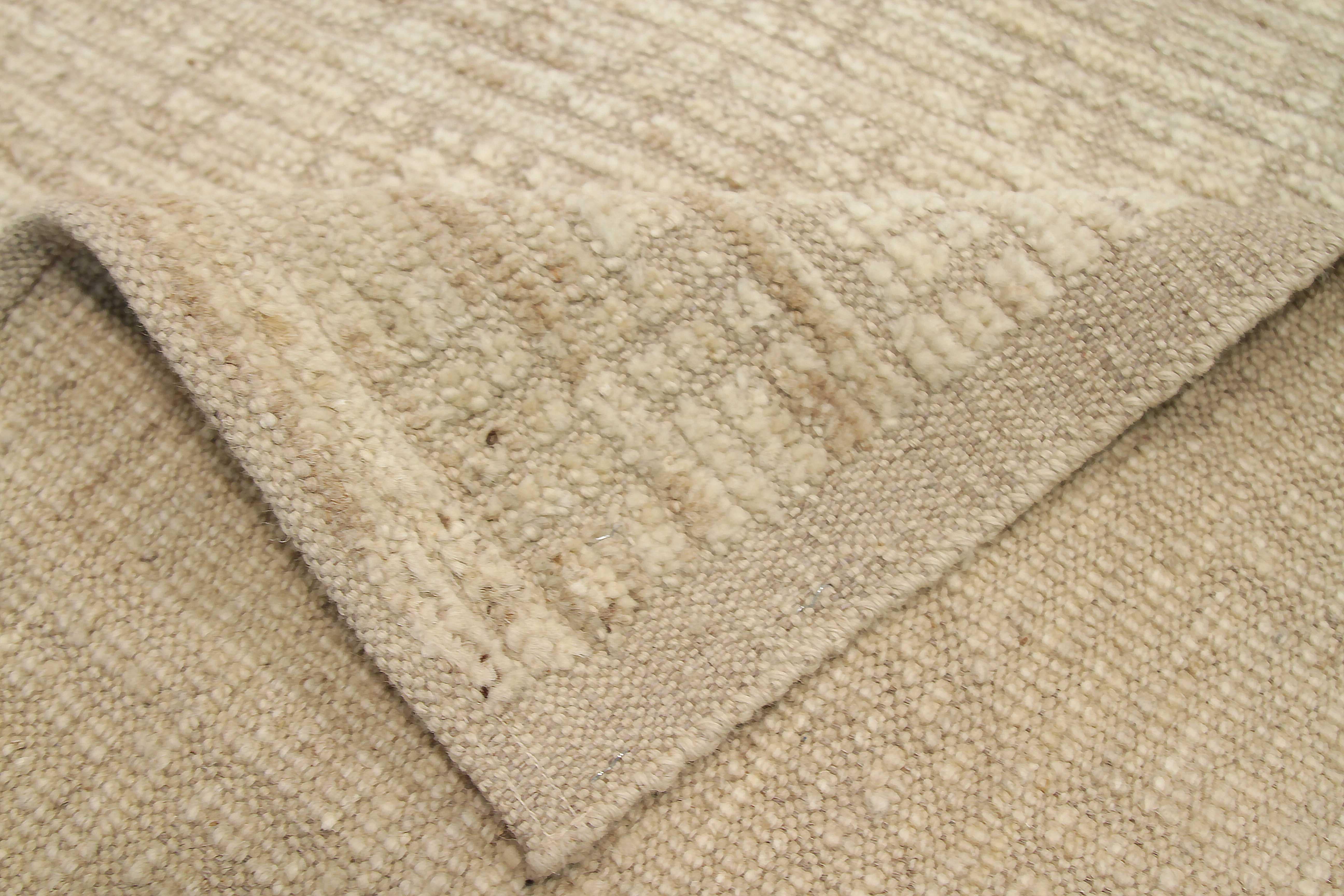 Alfombra Corredera Marroquí Afganistán Circa 1990 - Lana Diseño Marfil - 92300 siglo XX en venta