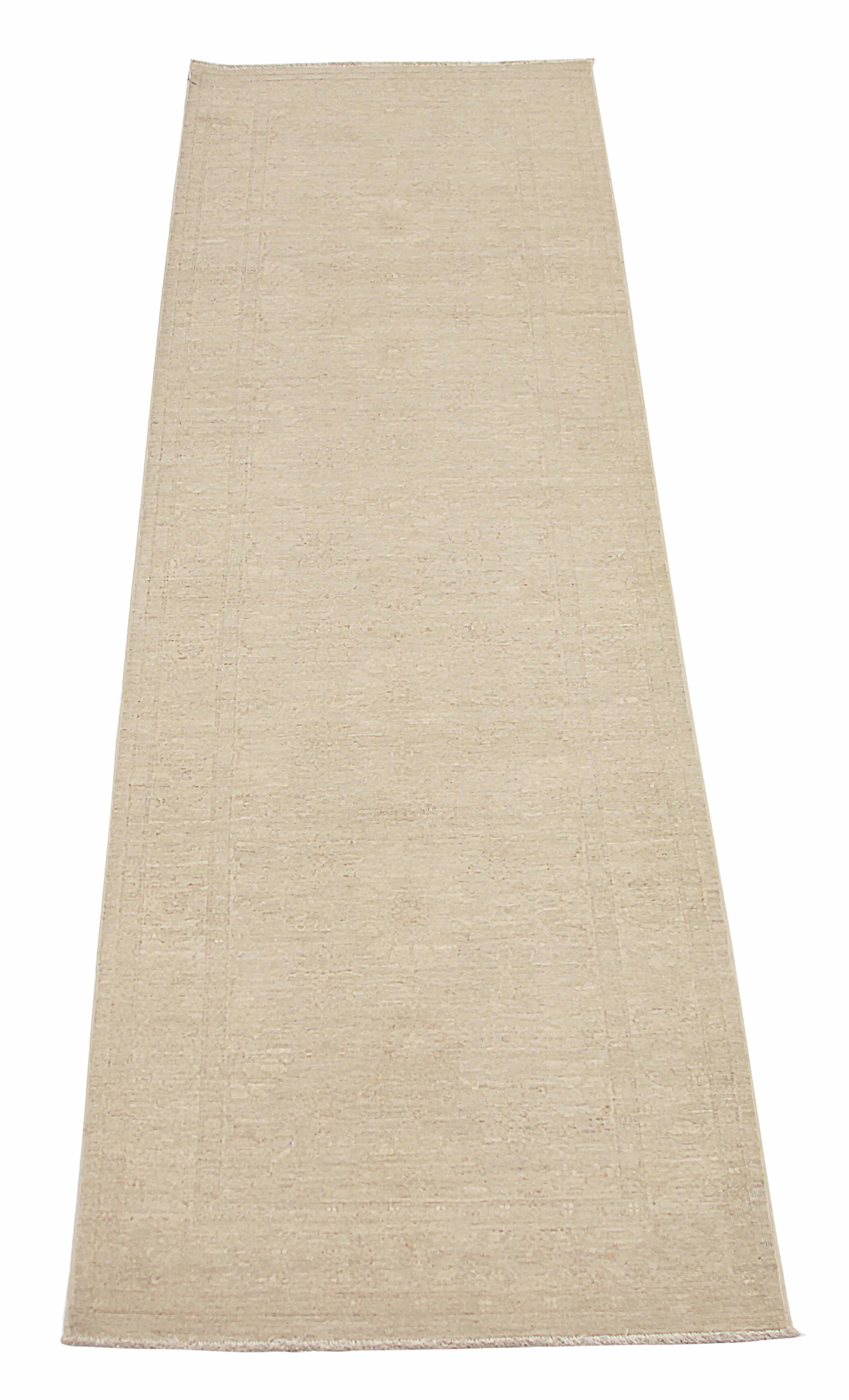 New afghan runner rug handwoven from the finest sheep’s wool. It’s colored with all-natural vegetable dyes that are safe for humans and pets. It’s a traditional Tabriz design handwoven by expert artisans. It’s a lovely runner rug that can be