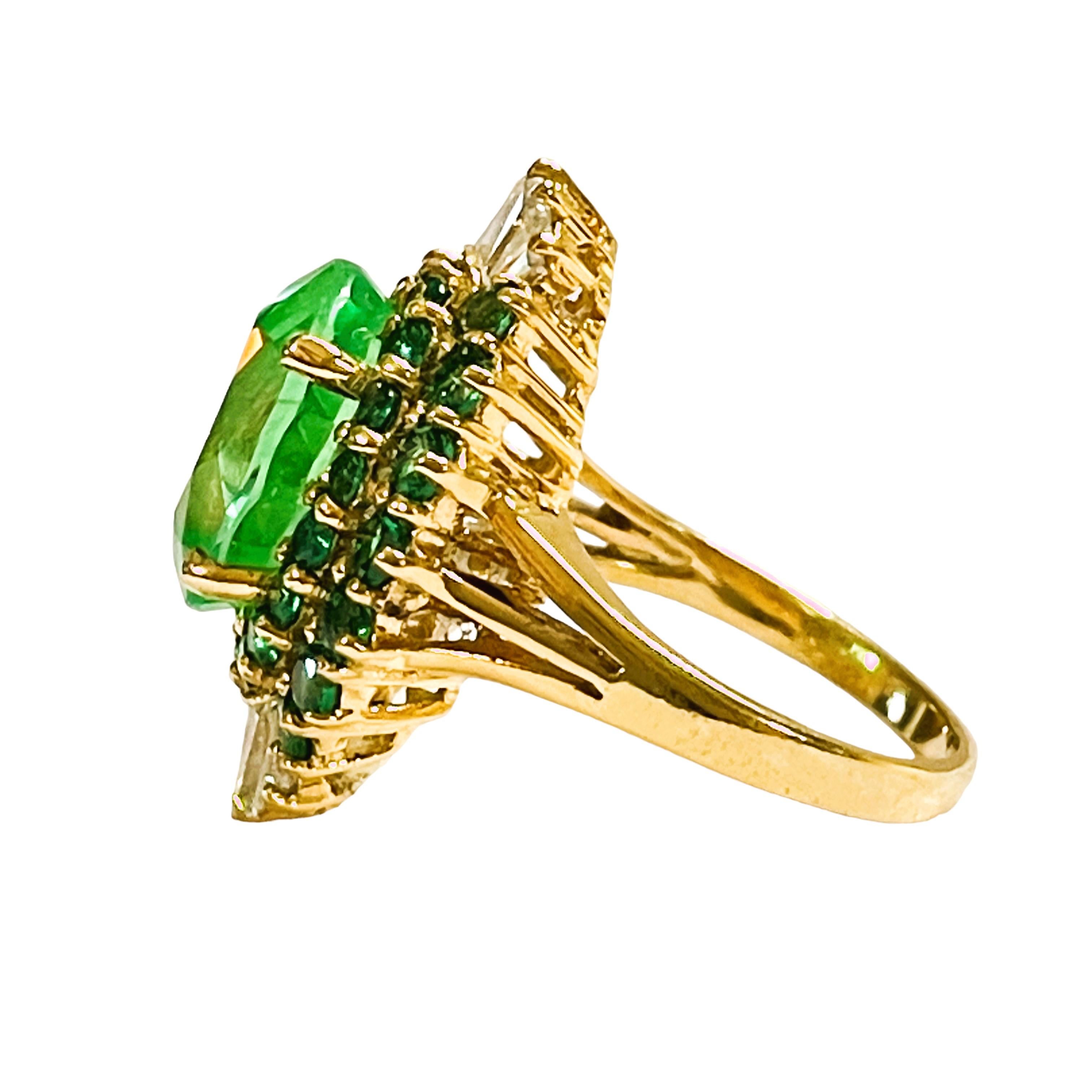 green garnet ring