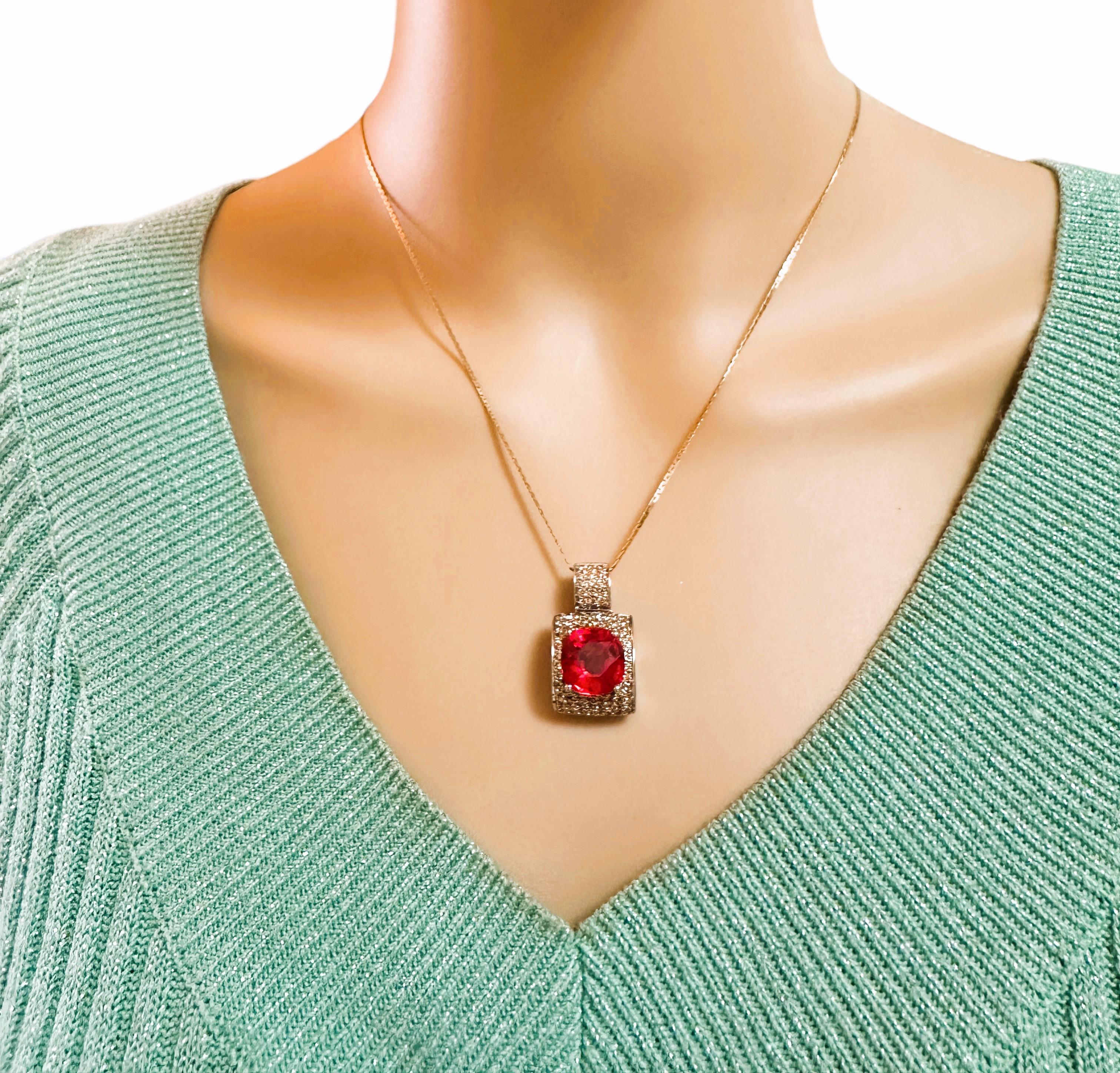 This pendant is just so beautiful!  The stone is from Africa and is just exquisite.  The IF stands for 