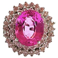 art deco jewelry for sale New African IF 2.88 Carat Platinum Pink
Light Pink Sapphire Sterling Ring