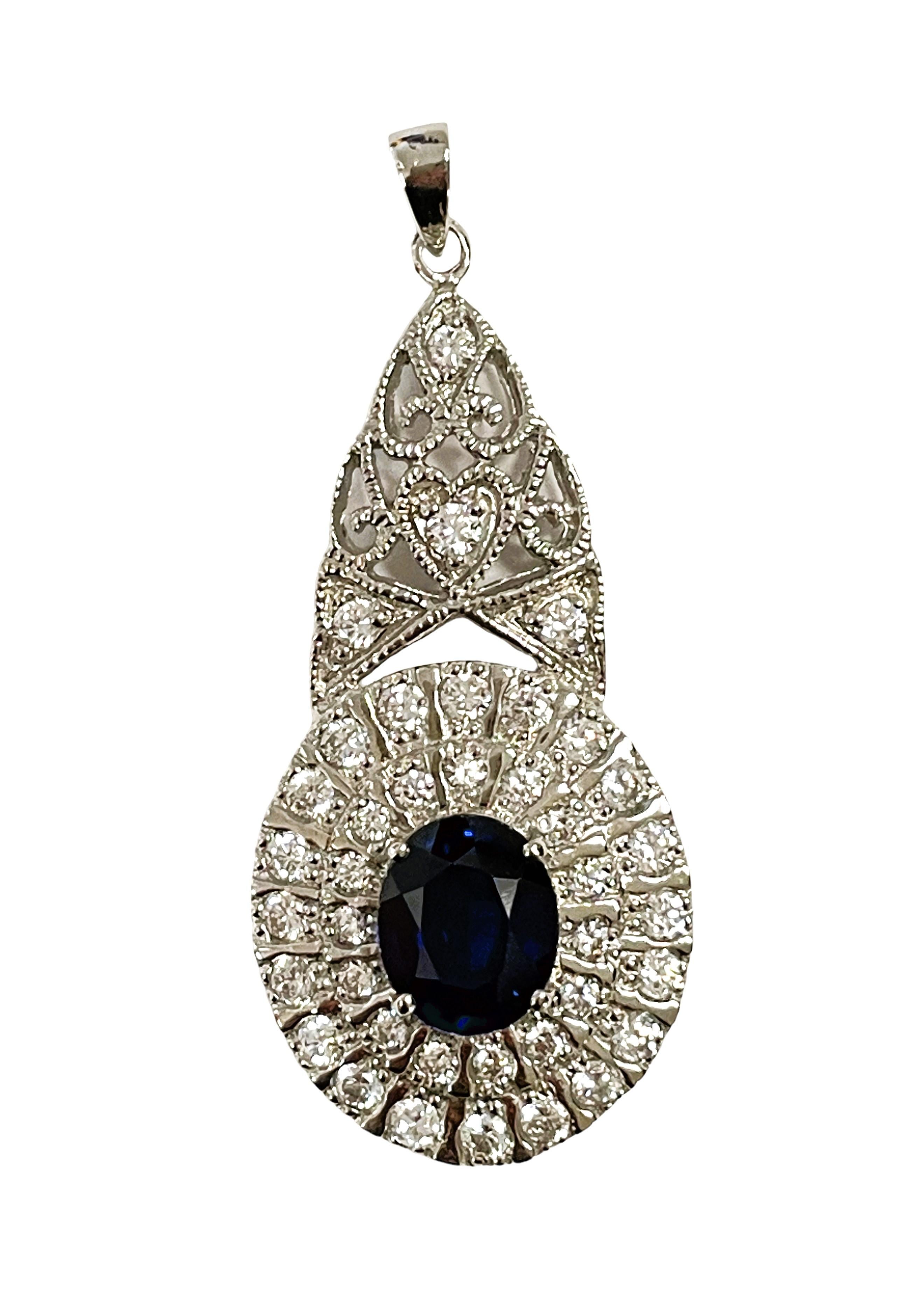 This pendant is just so beautiful!  The stone was mined in Africa and is just exquisite.  The IF stands for 