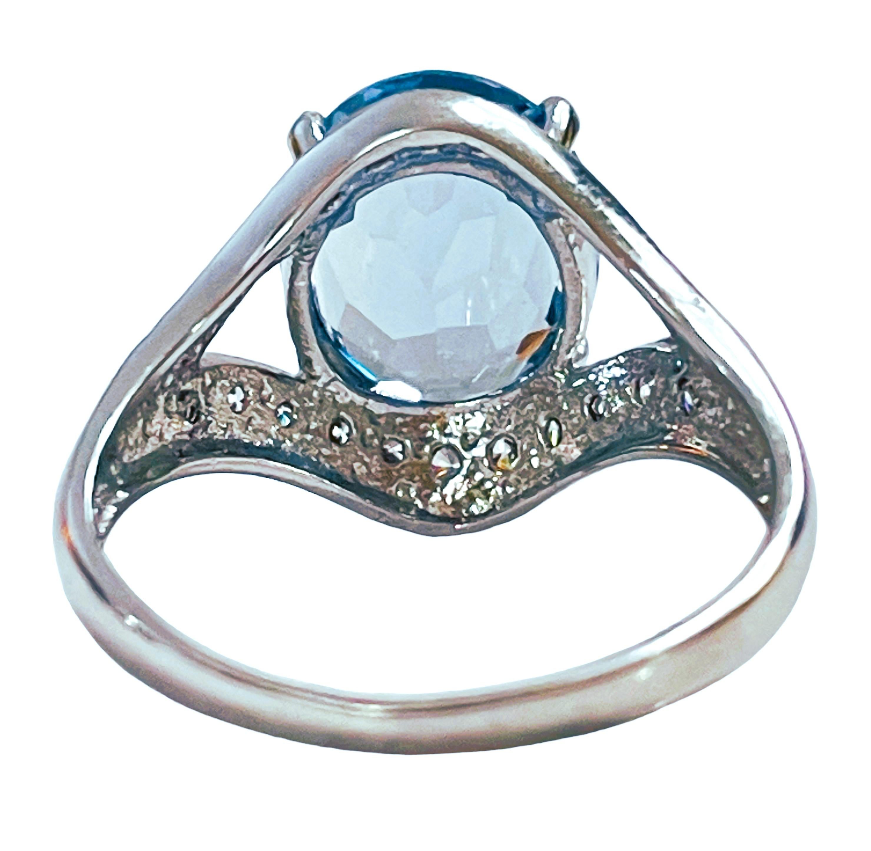 Taille ovale Bague africaine neuve en argent sterling avec spinelle bleu violet de 6,5 carats et saphir