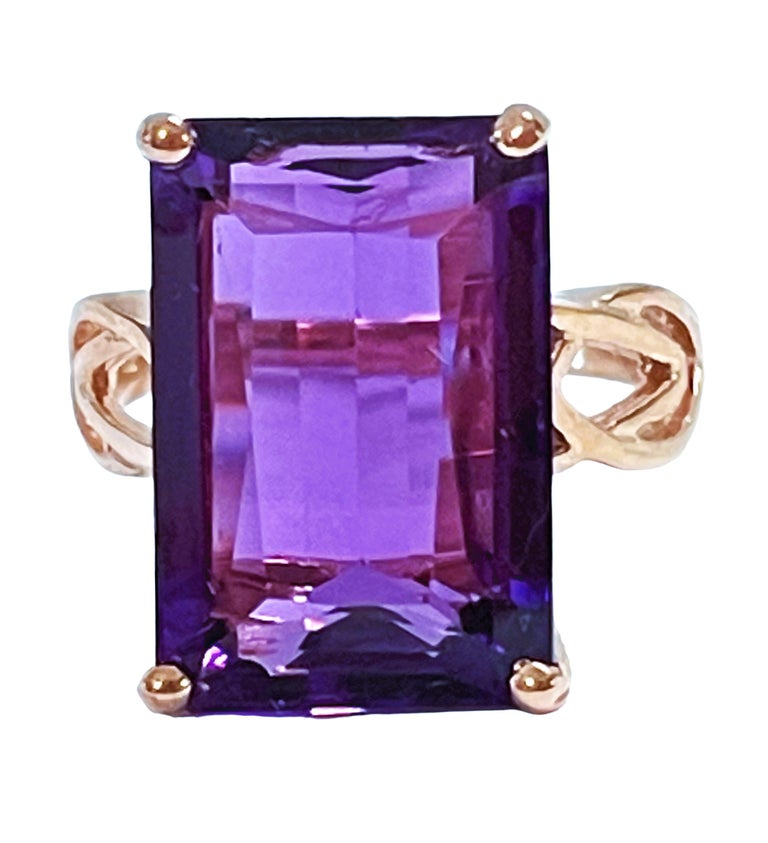 New African IF Color Changing Purple and Blue Amethyst RGold Plated ...