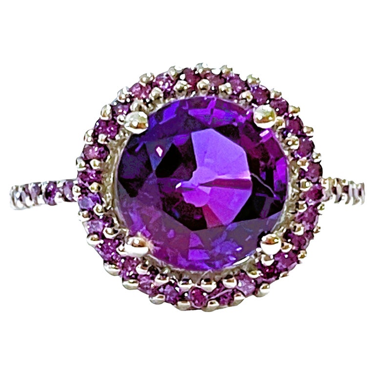 New African IF Color Changing Purple and Blue Sapphire and Amethyst