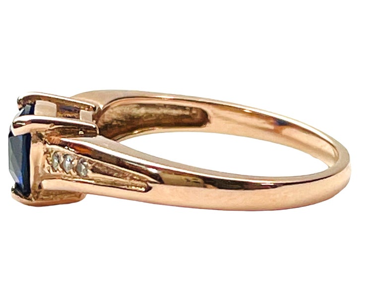 Anello Donna In Acciaio Inox 14k GP – 4.5 Ct Cristallo Taglio Baguette E Tondo, Colore Oro, Taglie 5-10