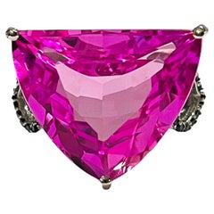 cartier love bracelet sizing New African Platinum Pink Trillion Topaz
Black Spinel Sterling Ring Size 7.0