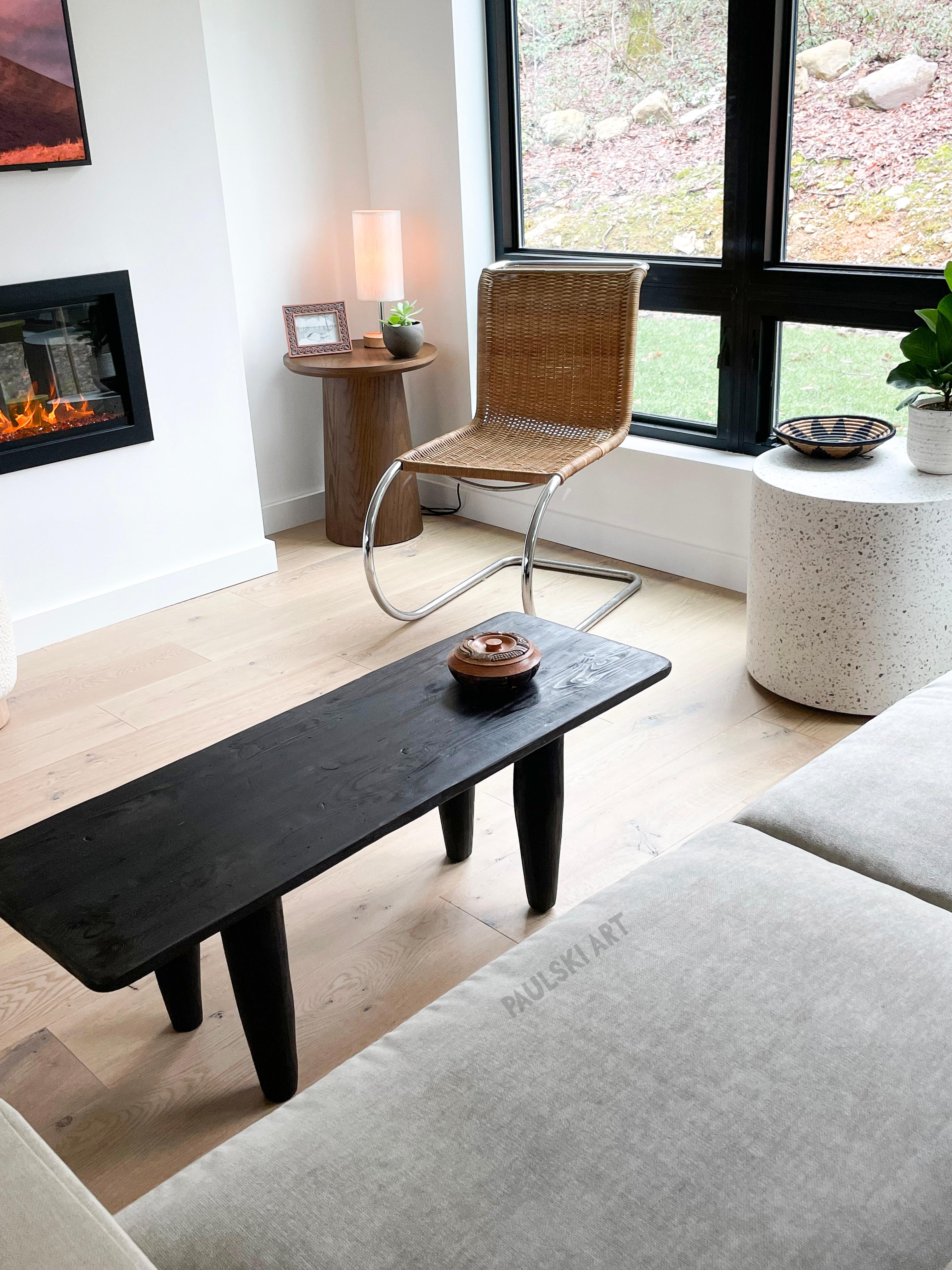 Nuevo Senufo Africano Hecho a Mano Banco Asiento Muebles en venta 3