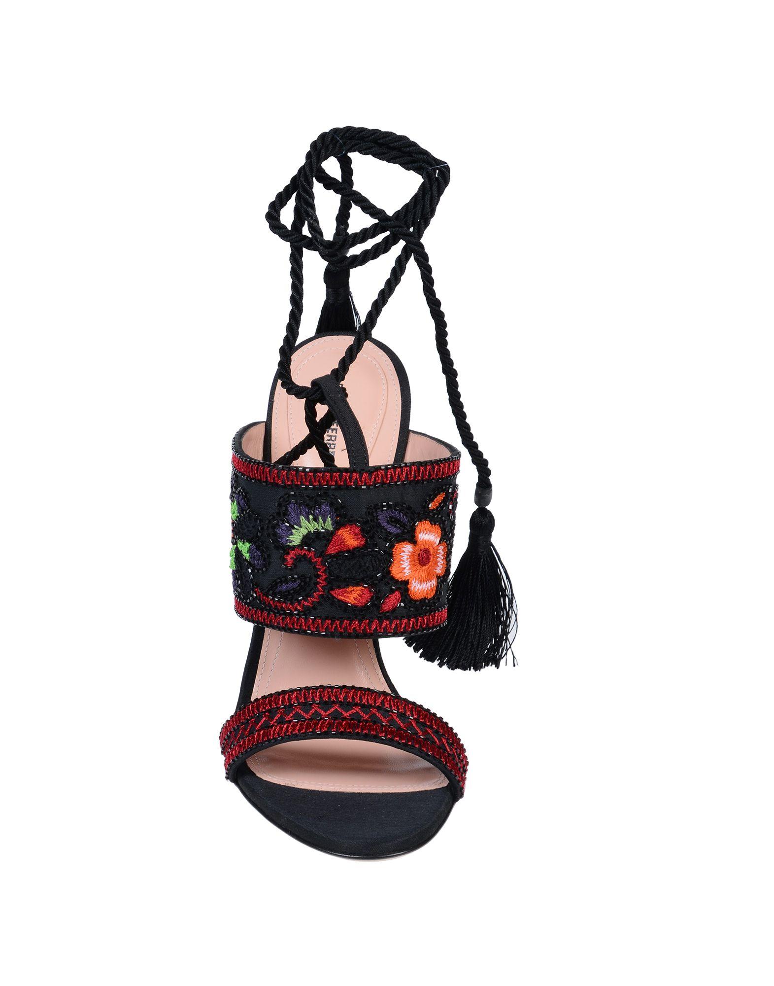 New Alberta Ferretti Beaded and Embroidered Satin Sandals
S/S 2017 Collection
Designer size 39 - US 9 ( other sizes available - please just ask ).
Embroidered details, lace up closure with tassels, 4 inches stiletto heel.
Leather lining and
