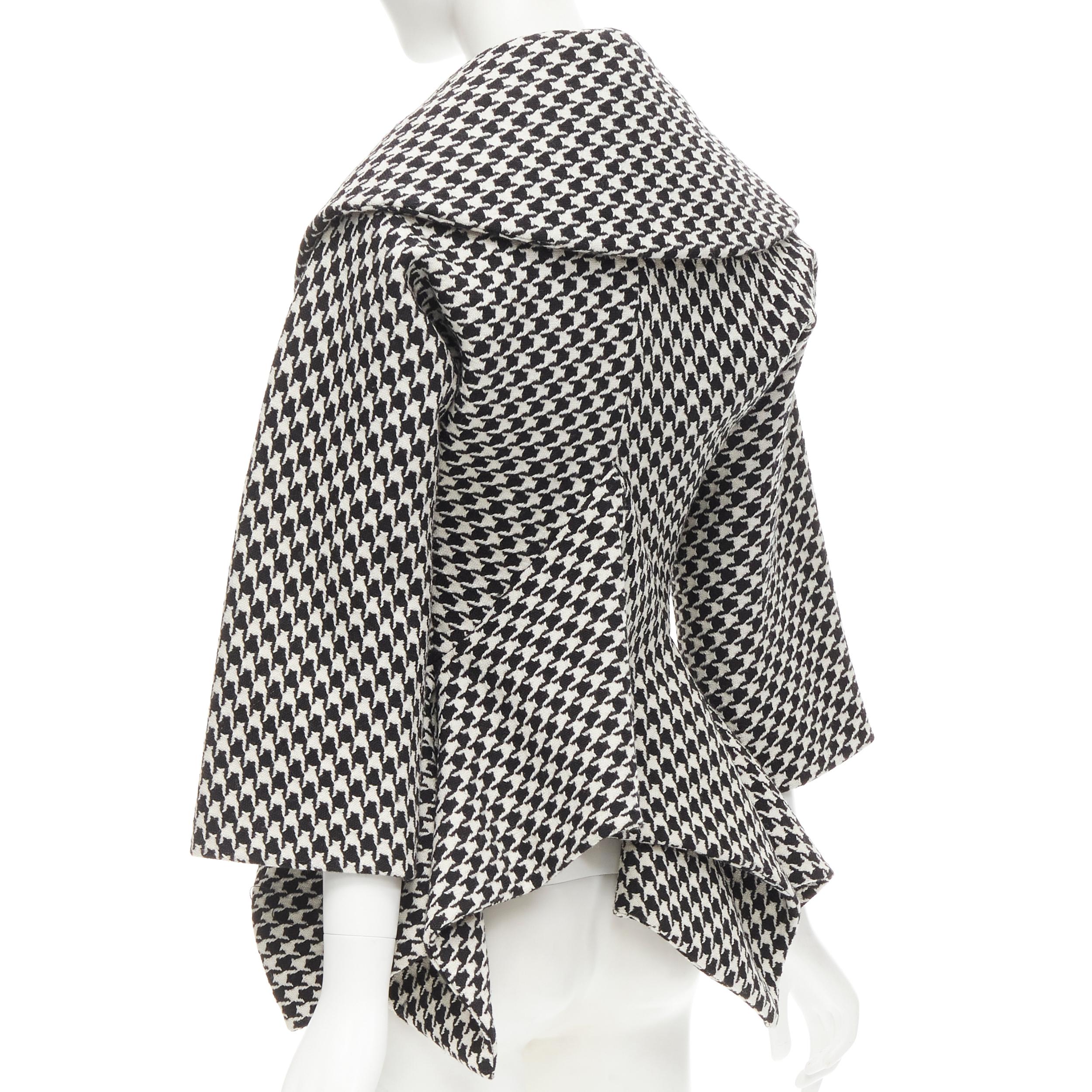 neu ALEXANDER MCQUEEN 2009 Runway Horn Of Plenty Look 1 Jacke mit Hahnentrittmuster IT40 1
