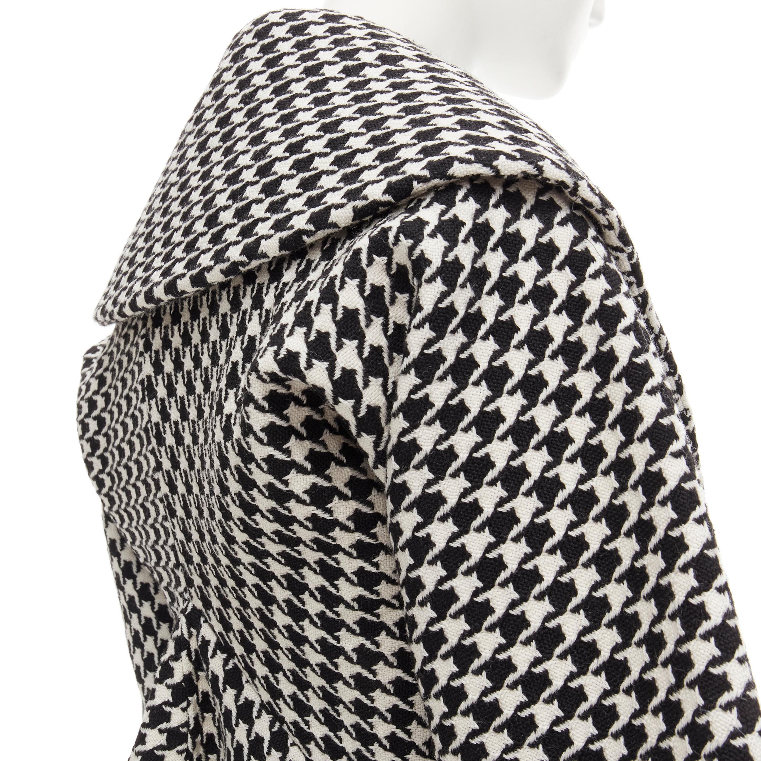 neu ALEXANDER MCQUEEN 2009 Runway Horn Of Plenty Look 1 Jacke mit Hahnentrittmuster IT40 4