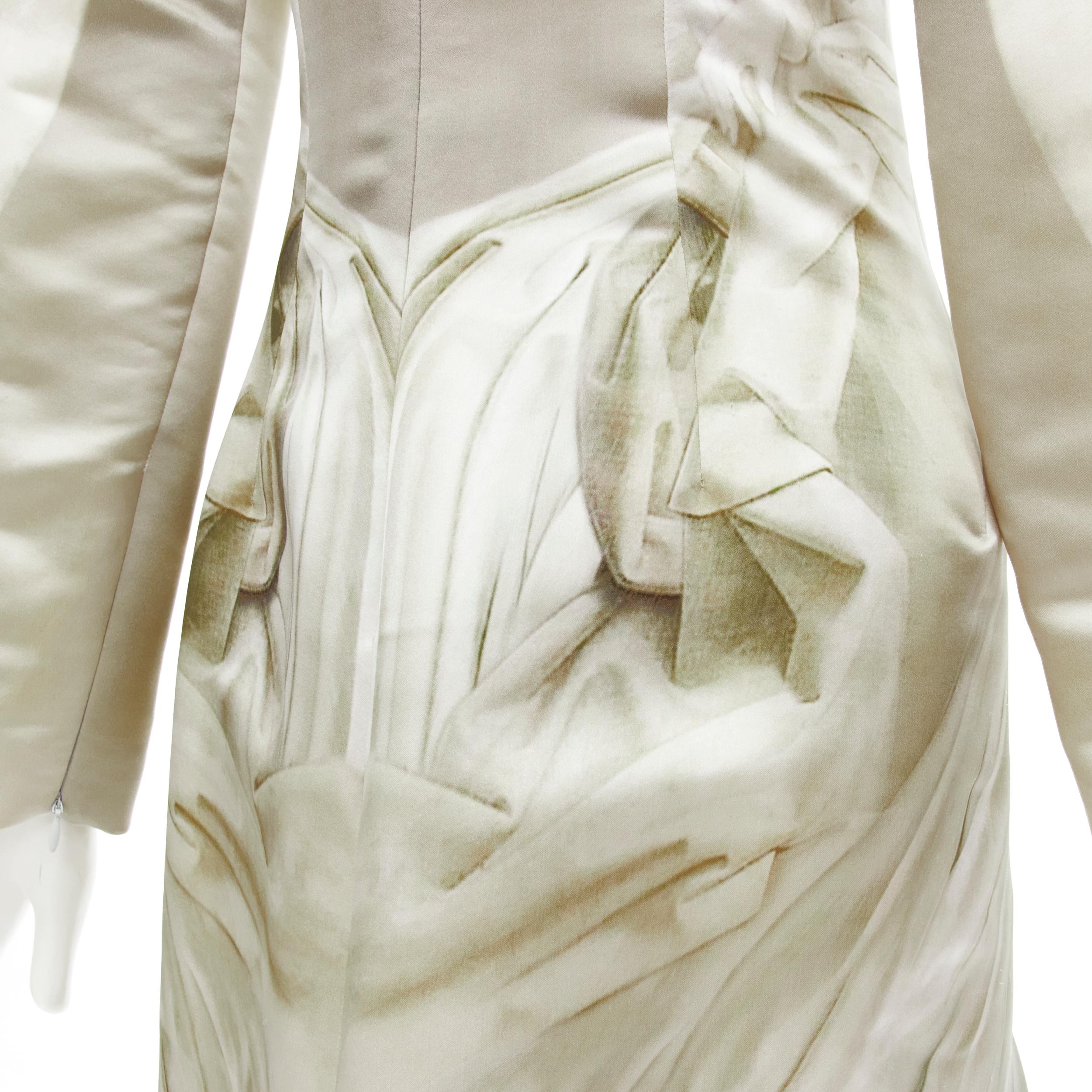 ALEXANDER MCQUEEN - Robe jupe en mousseline embellie Angels Demons, taille IT 40, 2010 en vente 4