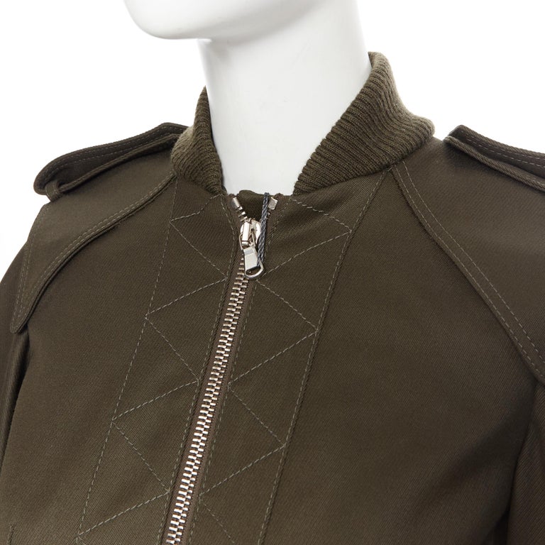 new ALEXANDER MCQUEEN 2015 khaki green belted military cape jacket IT36 XS  For Sale at 1stDibs | blazer alexander mcqueen, mcqueen wrap bracelet, alexander  mcqueen feather dress