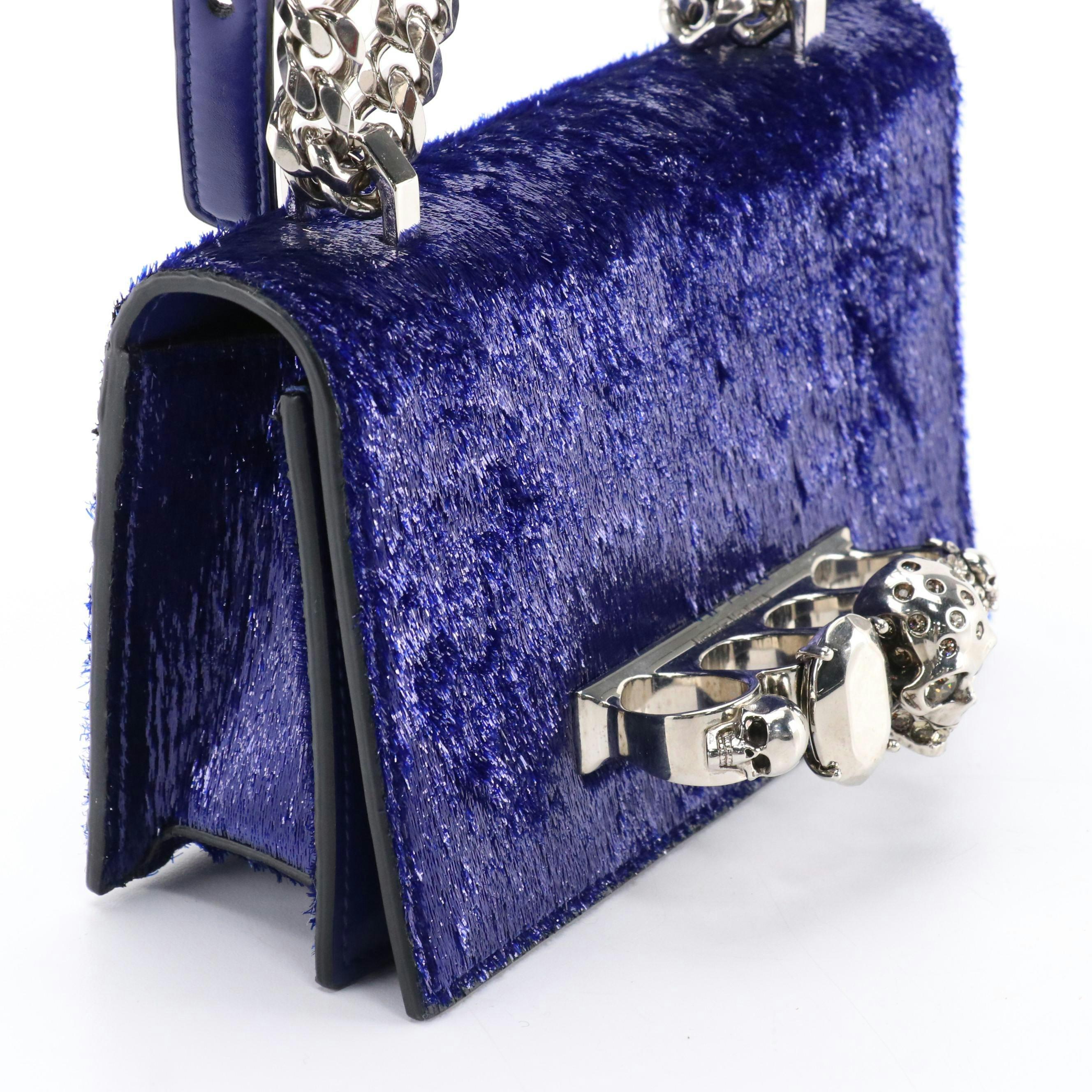 New Alexander McQueen 2019 Jeweled Tinsel Satchel Bag $2940 Neuf - En vente à Ashburn, VA
