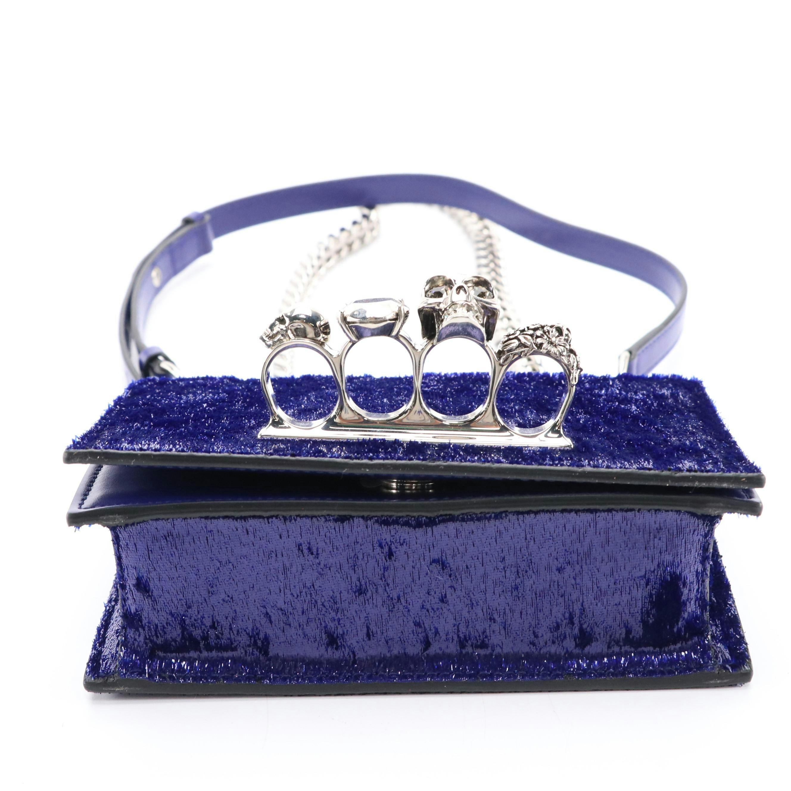 New Alexander McQueen 2019 Jeweled Tinsel Satchel Bag $2940 en vente 1