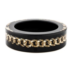 New Alexander McQueen Chain Embedded within Plexiglass Bangle Bracelet