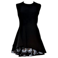 New Alexander McQueen F/W 2015 Wool Dress  $2425 Sz IT 40