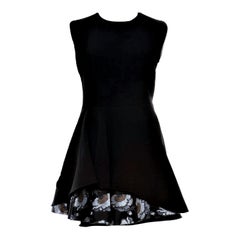 New Alexander McQueen F/W 2015 Wool Dress  $2425 Sz IT 46