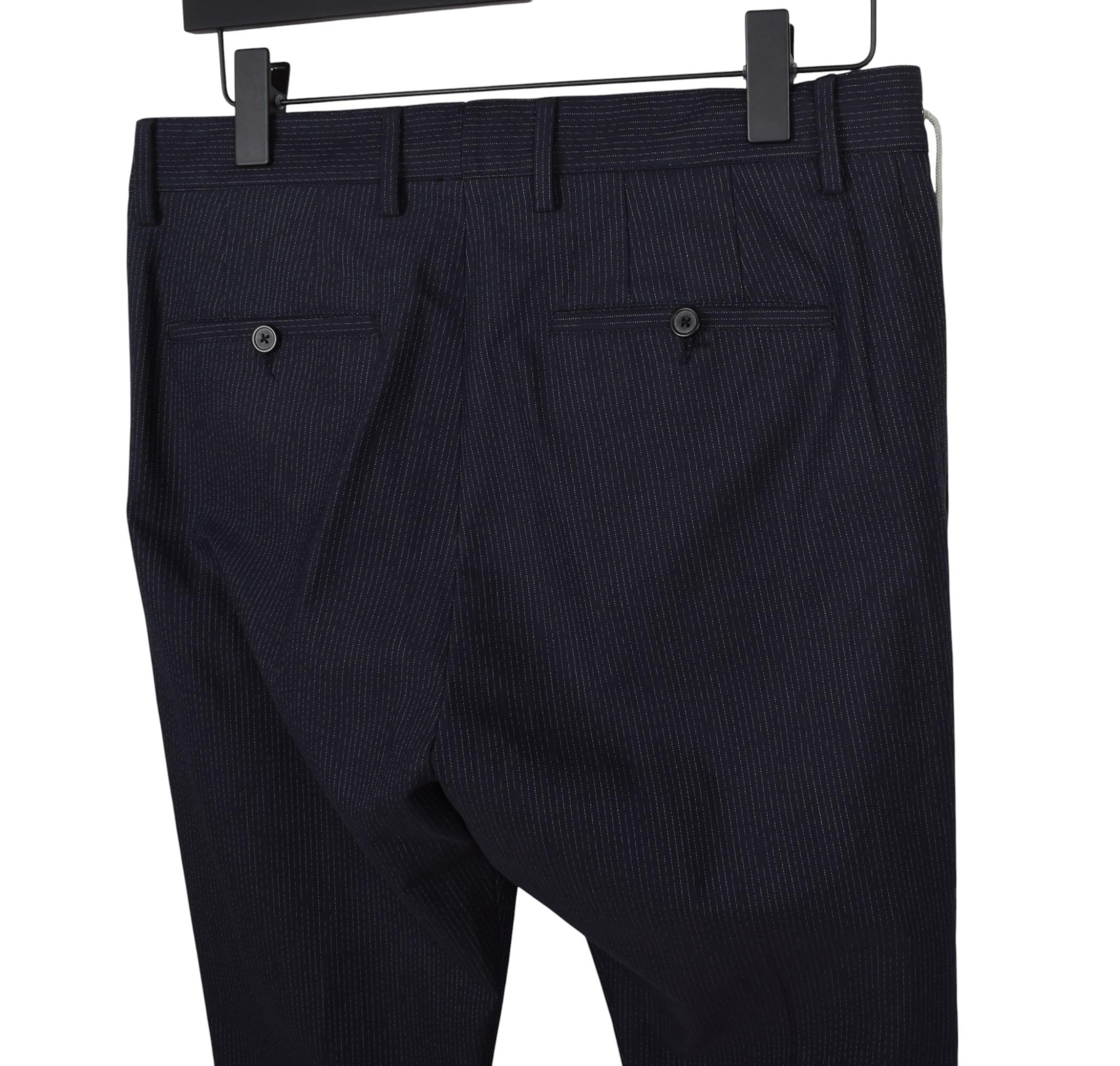 New Alexander McQueen Uomo Pantaloni dritti a righe Taglia IT50-L in vendita 1
