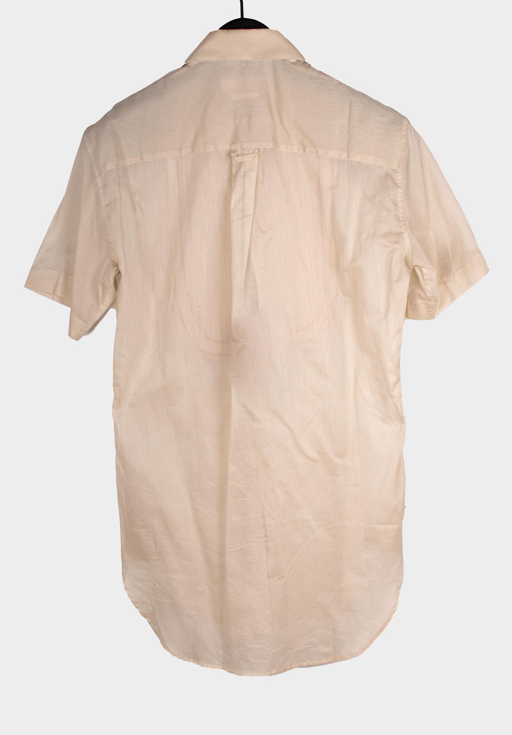 New Alexander Mcqueen Men Shirt Short Sleeve Summer Size 41 – M/L In New Condition For Sale In Kaunas, LT