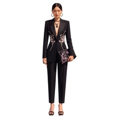 New Alexander McQueen Resort 2020 Satin Clutch Bag $2050 With Tags