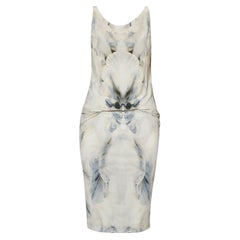 New ALEXANDER McQueen VISCOSE COCTAIL DRESS 44