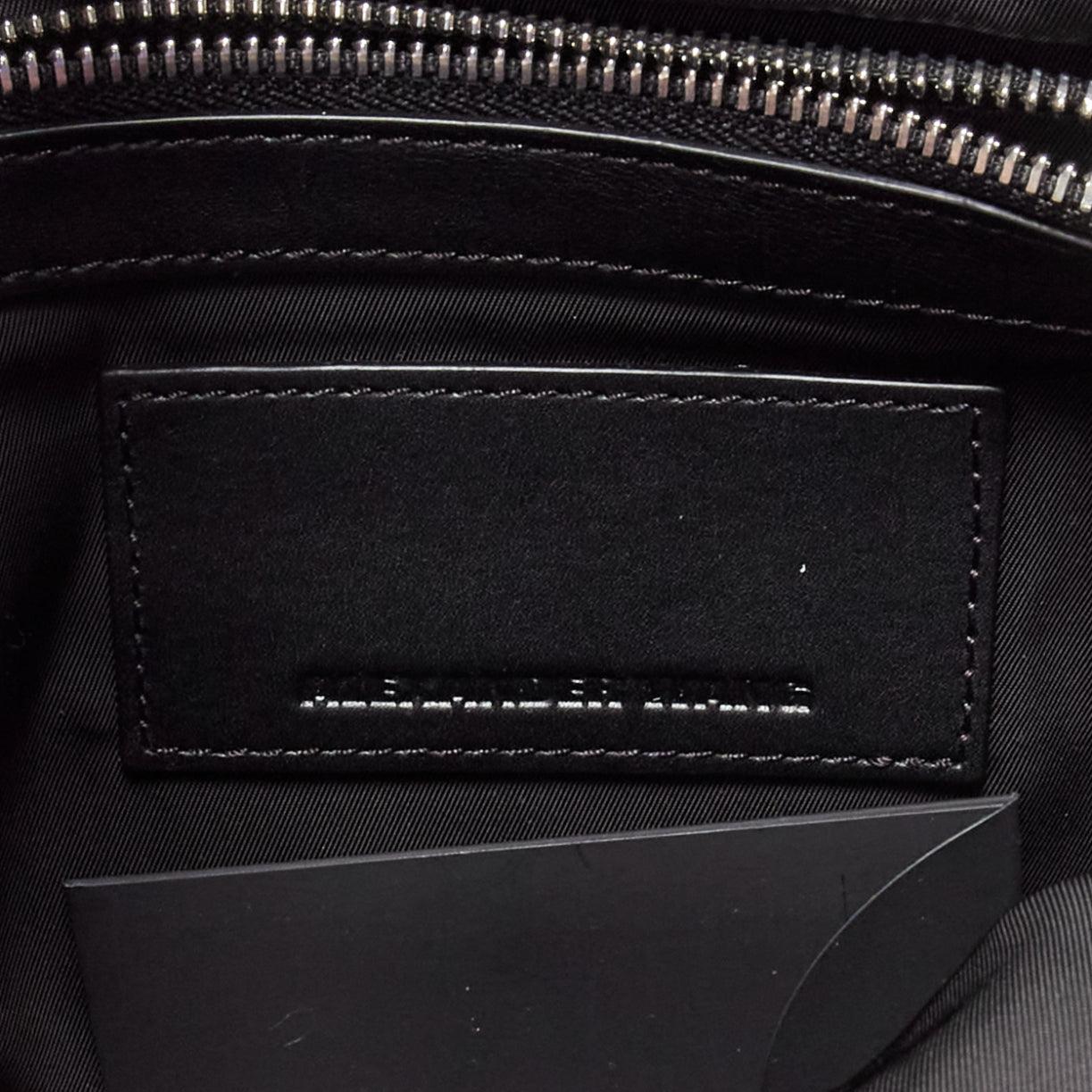new ALEXANDER WANG 2015 Runway Sneaker black leather panels clutch bag For Sale 5