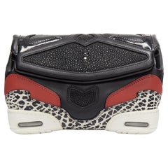 new ALEXANDER WANG 2015 Runway Sneaker black leather panels clutch bag