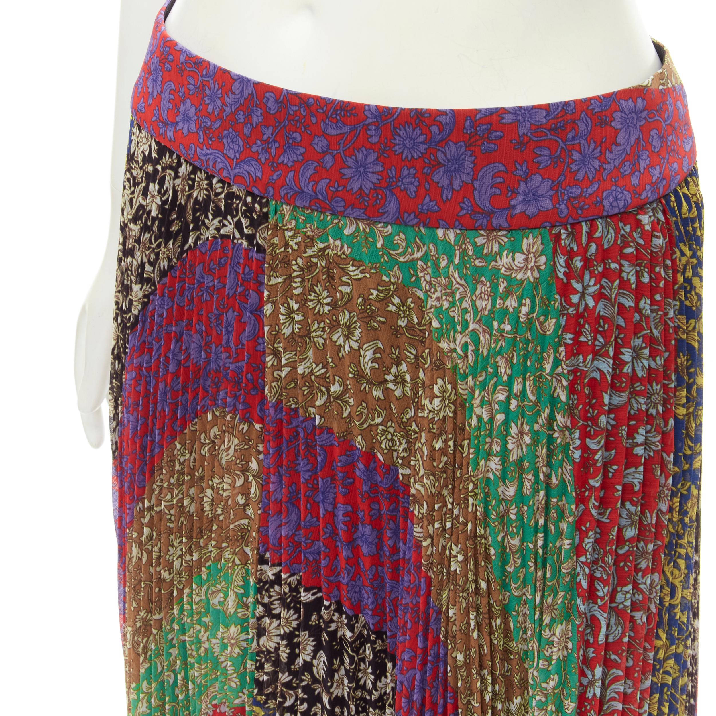 new ALICE OLIVIA Jasmine Stripe multi paisley pleated long skirt US6 M
Brand: Alice Olivia
Material: Polyester
Color: Multicolour
Pattern: Floral
Closure: Zip
Made in: China

CONDITION:
Condition: New with tags. 

SIZING:
Designer Size: US
