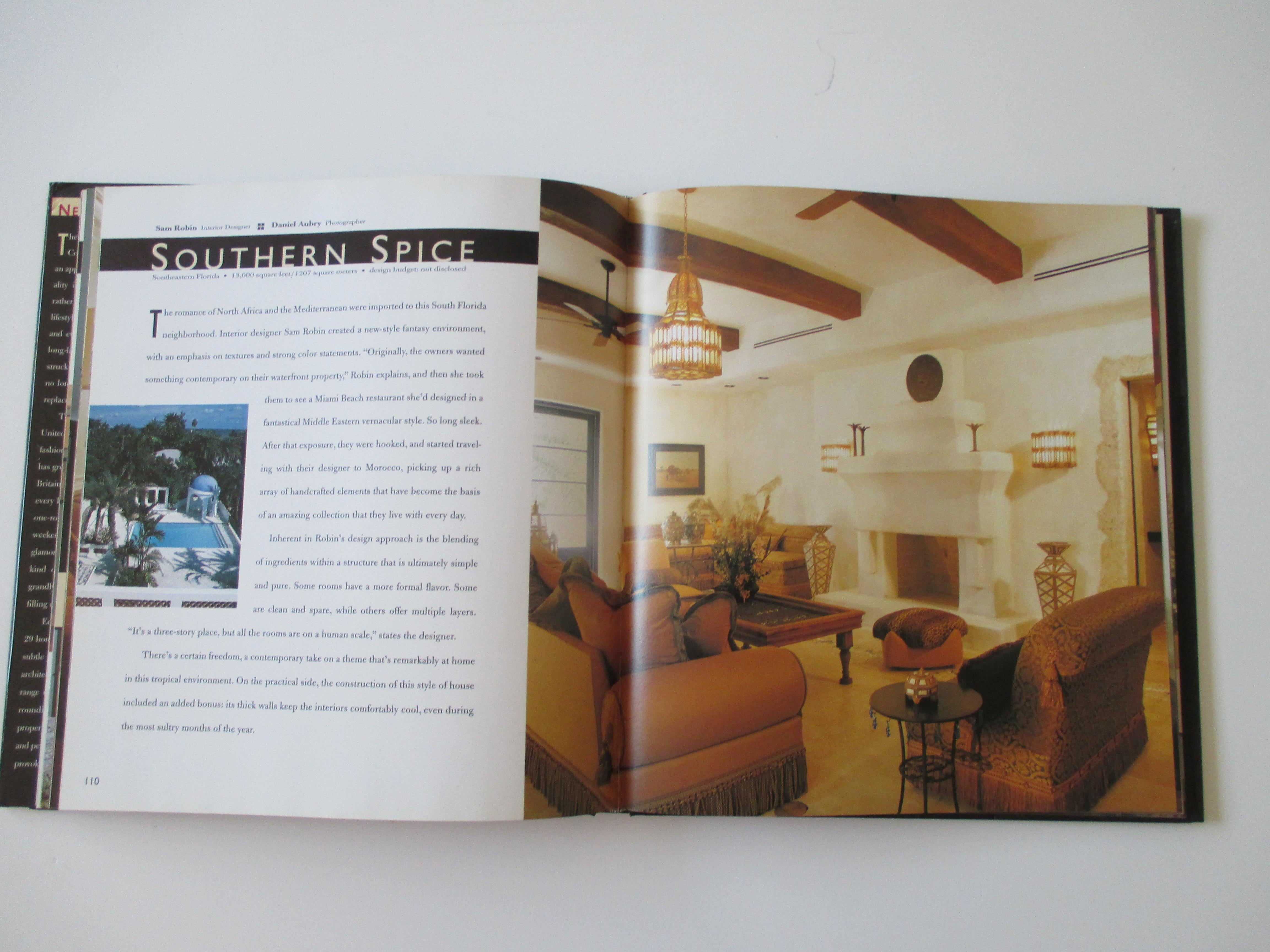 Mid-Century Modern New American Style Hardcover Book For Sale