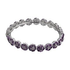 Amethyst Blossom Gemstone Wraparound Bracelet Amethyst Blossom Gemstone Wraparound Bracelet