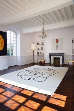 Artistic Rug by DM, "Spirit" - French Wool/Silk Rug